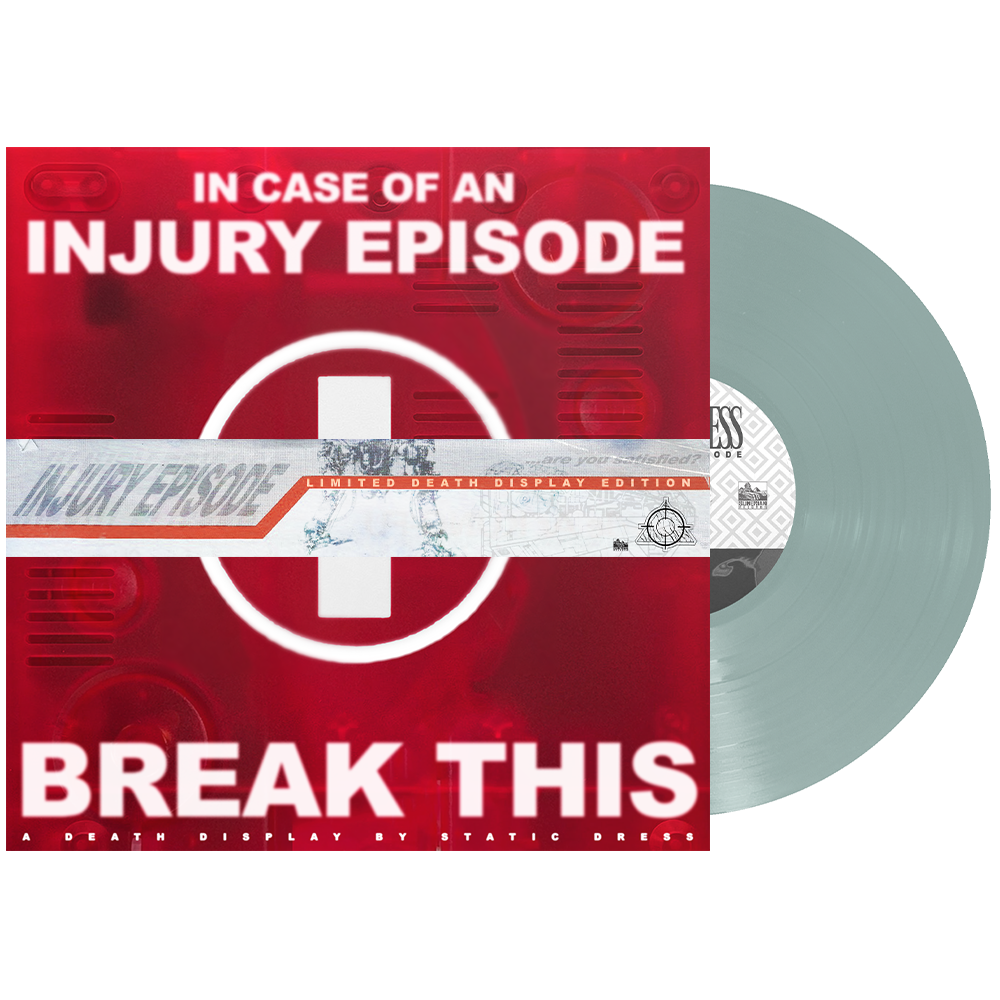Static Dress - 'Injury Episode' (Death Display Edition) Vinyl (Coke Bottle Clear) 
