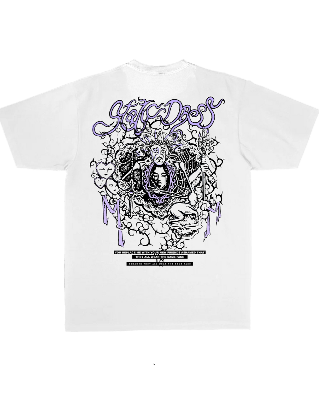Squiqqle White Tee