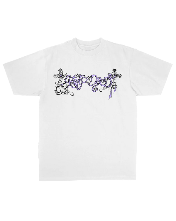 Squiqqle White Tee
