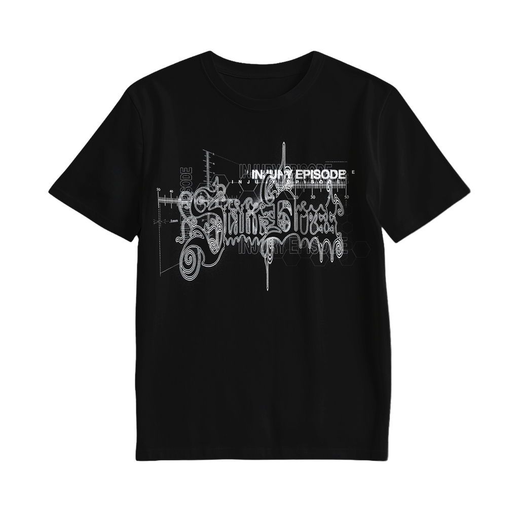 Static Dress - 'Split Lip' Black Tee