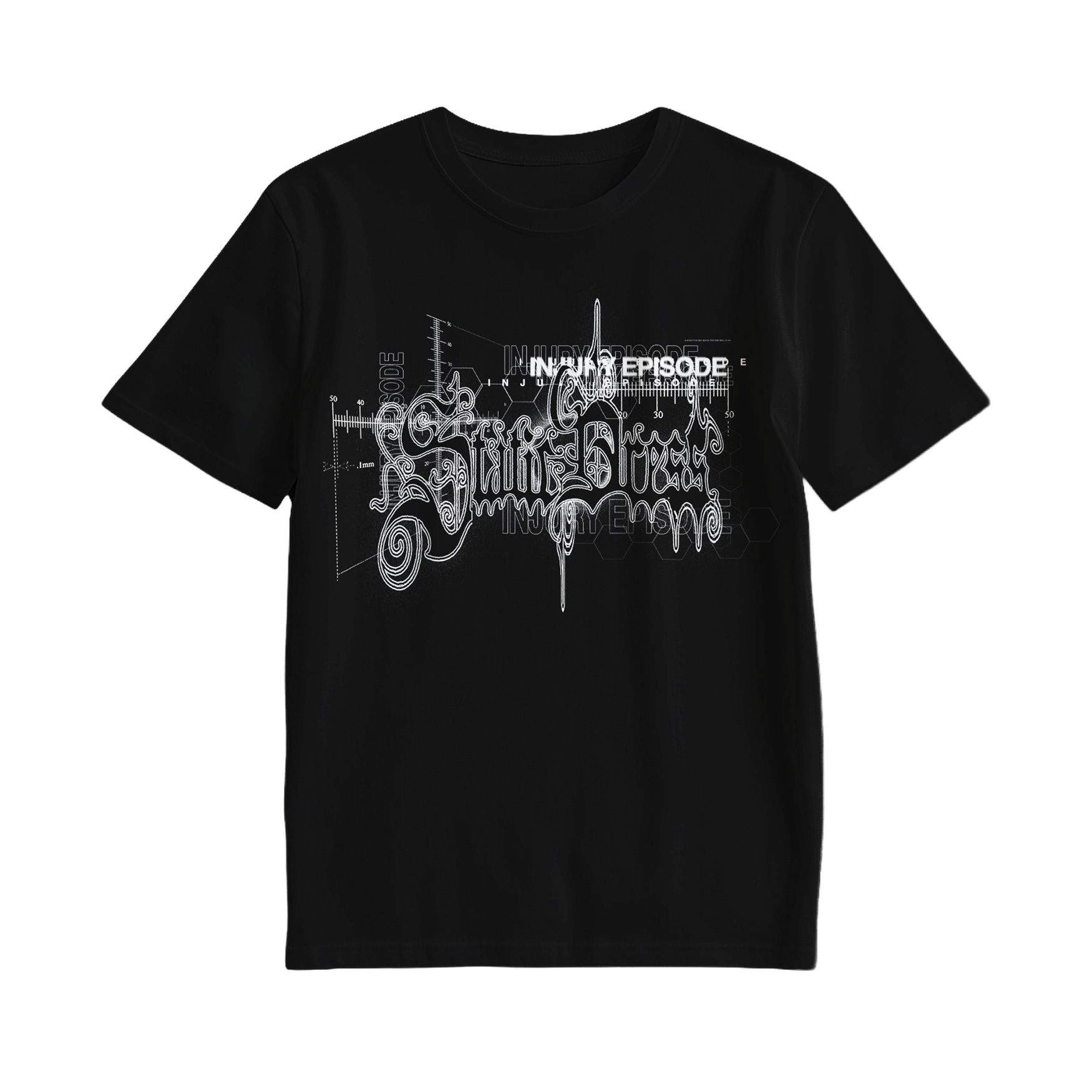 Static Dress - 'Split Lip' Black Tee